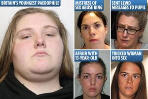 Female Sexual Predator Porn - How deviant babysitters abusing toddlers and twisted paedo 'mistresses' are  fuelling the rise of female sex offenders | The Sun