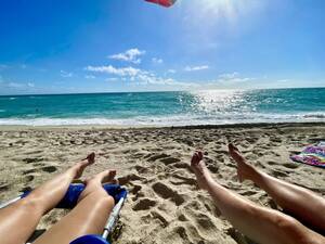 naked people on nude beaches - We would have been excommunicated just for stepping on this beach. Haulover Nude  beach in North Miami Beach. So glad we aren't living in Utah anymore. Just  another day in paradise. :