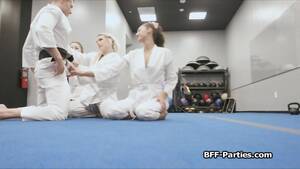 Martial Arts Porn - Foursome With Horny Teens During Martial Arts Training - EPORNER