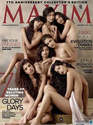 free naked indian pics maxim - India's Top Models Go Nude on the Cover of Maxim