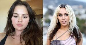 Miley And Selena Porn Captions - Selena Gomez shows off no-make up selfies in subtle nod to Miley Cyrus  single 'Violent Chemistry' - MEAWW