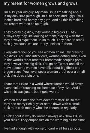 huge cock size matters - Size Doesn't Matterâ€ : r/justneckbeardthings