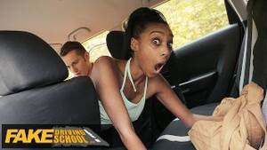 Ebony Blowjob School - Fake Driving School English Hottie Gives Amazing Blowjob on the Backseat -  RedTube