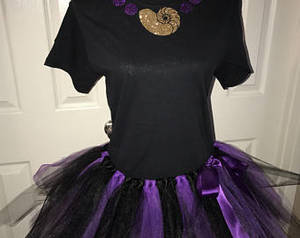 Ladder Tutu Porn - Ursula sea witch little mermaid top tutu halloween costume cos play cosplay  shirt or set girl