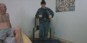 Navy - Navy Chick Decided To Do Porn In Her Uniform - Tnaflix.com