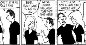 Luann Comic Strip Porn - The Comics Section: Luann: It's an adult fair.