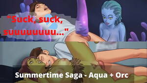 girl sucking tentacle - Aqua horny teen uses super slimy tentac1e sucker 2.0 to make big dick dry  in epic hentai style. Sucker Vacuums sperm till every single drop.  (Summertime Saga - Aqua Orc) - XVIDEOS.COM