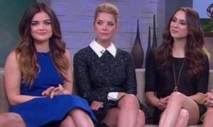 Lucy Hale Ashley Benson Porn - Ashley Benson and Lucy Hale join Pretty Little Liars castmates on GMA  before season finale | Daily Mail Online