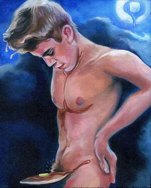 justin nude - Macklemore Finally Explains Why He Owns a Bizarre Nude Justin Bieber  Painting