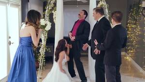 butt fucked brides - Bride Angela White tit & ass fucked by registry office employee (Angela  White, Charles Dera in Brazzers)