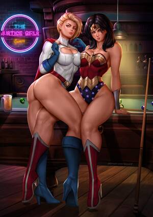 Anime Lesbian Porn Wonder Woman - ðŸ”žPower Girl & Wonder Woman [DC] (Felox08) | Softcore Hentai |  Truyen-Hentai.com