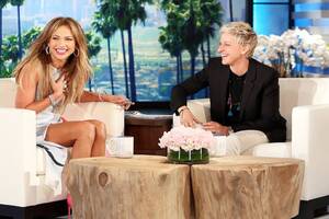 ellen show jennifer lopez upskirt - Jennifer Lopez Reality TV show: Ellen DeGeneres interview | Glamour UK