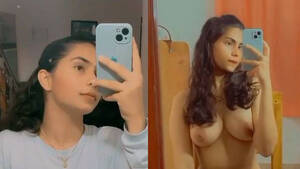 indian college girls nude selfie - Delhi college girl ki Indian nude selfie video