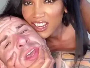 ladyboy fucks guy captions - Shemale Fuck Boyfriend Yasmin & Eva Give This Guy A Fuck He Will Never  Forget - Tranny.one