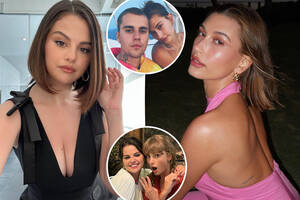 Miley And Selena Porn Captions - Selena Gomez and Hailey Bieber: A timeline of their drama