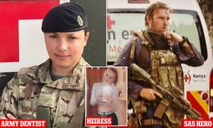 Army Girlfriend Revenge Porn - Top female Army dentist who faces trial for 'sharing X-rated photos of SAS  TV star' is bailed | Daily Mail Online