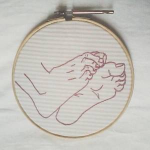 foot lettering - Stitch