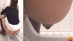 Girl Pooping On Toilet Porn - Japan Girls pooping in toilet four angles Voyeur camera Japan Scat porn  video