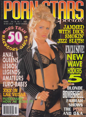 Amateur Xxx Magazine Covers - 16 # 7 - Porn Stars magazine back issue Adam