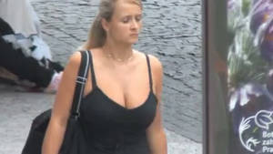 large walking boobs - The best amateur compilation of busty girls walking on the street