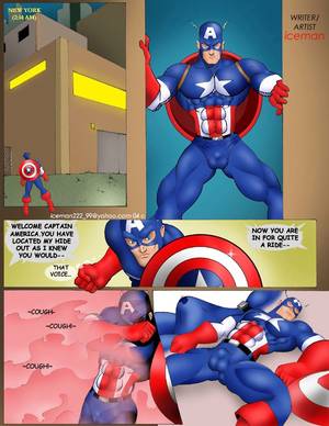 cartoon porn captain america - COMIC - ICEMAN - CAPTAIN AMERICA - (iNGLÃ‰S)