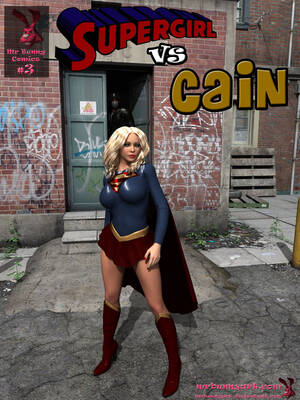 3d Superheroine Sex Comics - Supergirl vs Cain- MrBunnyArt - Porn Cartoon Comics