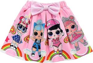 bololo hentai - Bololoc Girls Birthday Clothes Cartoon Short Sleeve Shirt Skirt Set  Princess Party Outfit for Girl Gift 2-8Years