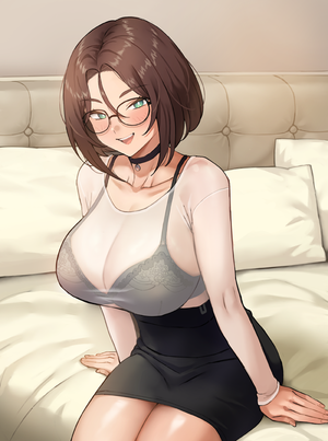 hentai huge boobs glasses - big boobs and glasses [original] free hentai porno, xxx comics, rule34 nude  art at HentaiLib.net