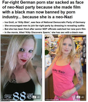 Bad German Girls - Bad Luck Nazi Pornstar! via CrackedSorcerer dot com