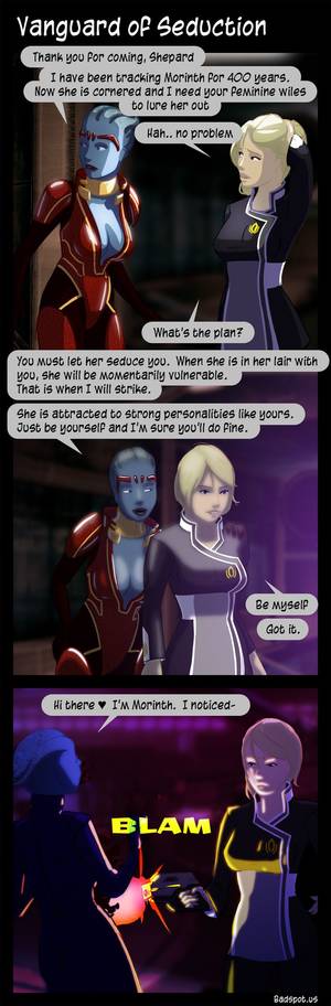 Mass Effect Asari Clone Porn - A comic about Samara's loyalty mission in Mass effect You can see the  latest comics at my site: [link] Comic 'Vanguard of Seduction'