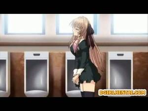 cartoon shemale masterbating - Shemale hentai bigcock self masturbating in the toilet - XXXYMovies.com