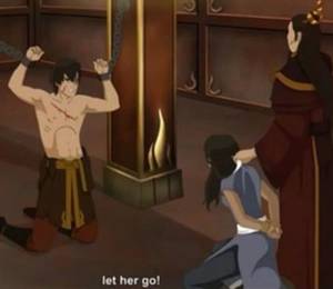 Koi Fish Avatar Katara Porn - Mmmm, Zuko in chains.