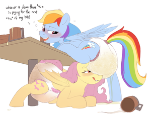 Mlp Diaper Porn - Rule34 - If it exists, there is porn of it / flutterbat, fluttershy (mlp),  rainbow dash (mlp) / 5373635