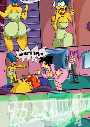 Marge And Leela Porn - Marge Simpson and Amy Wong Alien Tits < Your Cartoon Porn