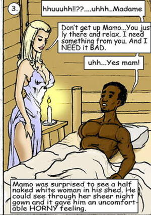 john persons interracial slave sex - Masters wife and her sexual slave. John Persons cartoon porn