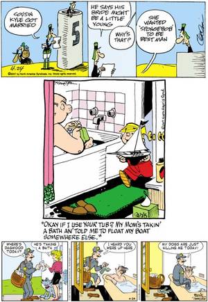 Blondie Bumstead Sex S Rough - There are some days â€” like today, for instance â€” when the comics make a  mockery of the very concept of â€œfamily entertainment.â€ In Crock, one half  of the ...