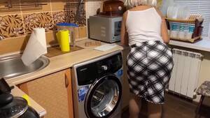 homemade kitchen milf - In the kitchen it's nice to have sex with a mature MILF in the ass watch  online