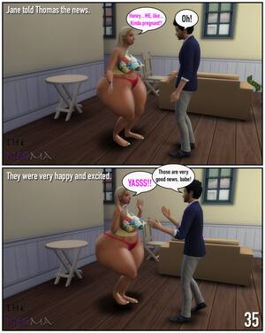 cartoon porn pregnant cake - TheNegma - The Housewife Cake â€¢ Free Porn Comics