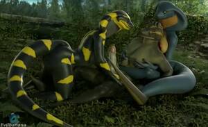 Furry Lizard Girls Porn - 3d Yiff by Evilbanana Straight Furry Porn Sex FYE Threesome Snake Lizard  Scalie watch online or download