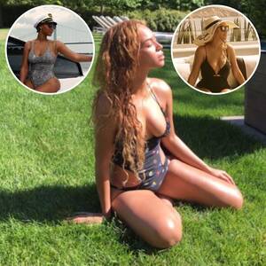 Beyonce Porn - Beyonce Bikini Photos: Her Sexiest Swimsuit Pictures