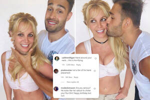 britney at home - Britney Spears' fans are 'concerned' as boyfriend Sam Asghari pretends to  choke the singer in new photo | The Irish Sun