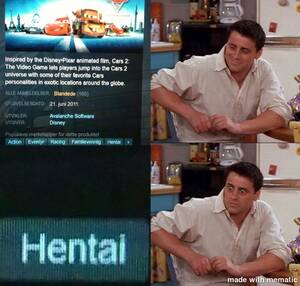 cars movie hentai sex - What in the actual f**k? : r/memes