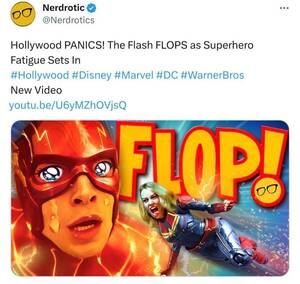 celebrity worship cartoon porn super heroes - You really think Super Hero Fatigue is the reason why the Flash flopped? :  r/saltierthankrayt