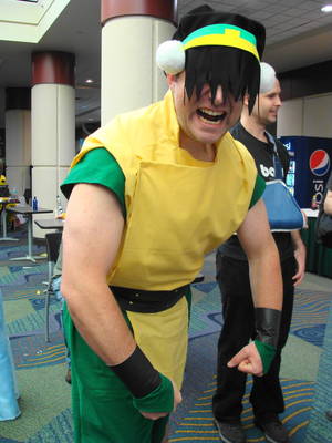 Cosplay Guy Porn - Cosplay as Toph's character from the Fire nation play. Like a boss. Awesome.