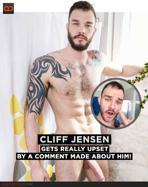 cliff jensen - Cliff Jensen Gets Really Upset by a Comment Made About Him! - QueerClick