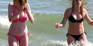 beach bra sex - Busty Gorgeous Legal Age Juvenileager At The Beach Astonishing Candid  Juggling Bra Buddies HD SEX Porn Video 53:00