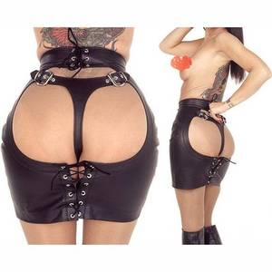 Black Latex Dress Porn - XXL Plus Size Mini Skirt Porn Adult Sex Products Black Leather Panty Latex  Dress Fetish PVC Erotic Lingerie Sexy Costumes Women-in Sexy Costumes from  ...