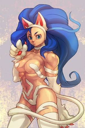 Felicia Cat Girl Anime Porn - ã¬ã‚Š - More at https://pinterest.com/supergirlsart/ #felicia