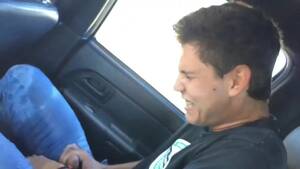 Car Guy Porn - Hot guy piss himself in car - ThisVid.com