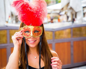 Italys First Porn Star - Download Ally Breelsen Wearing The Mask In Venetian Style Editorial Stock  Photo - Image of venezia